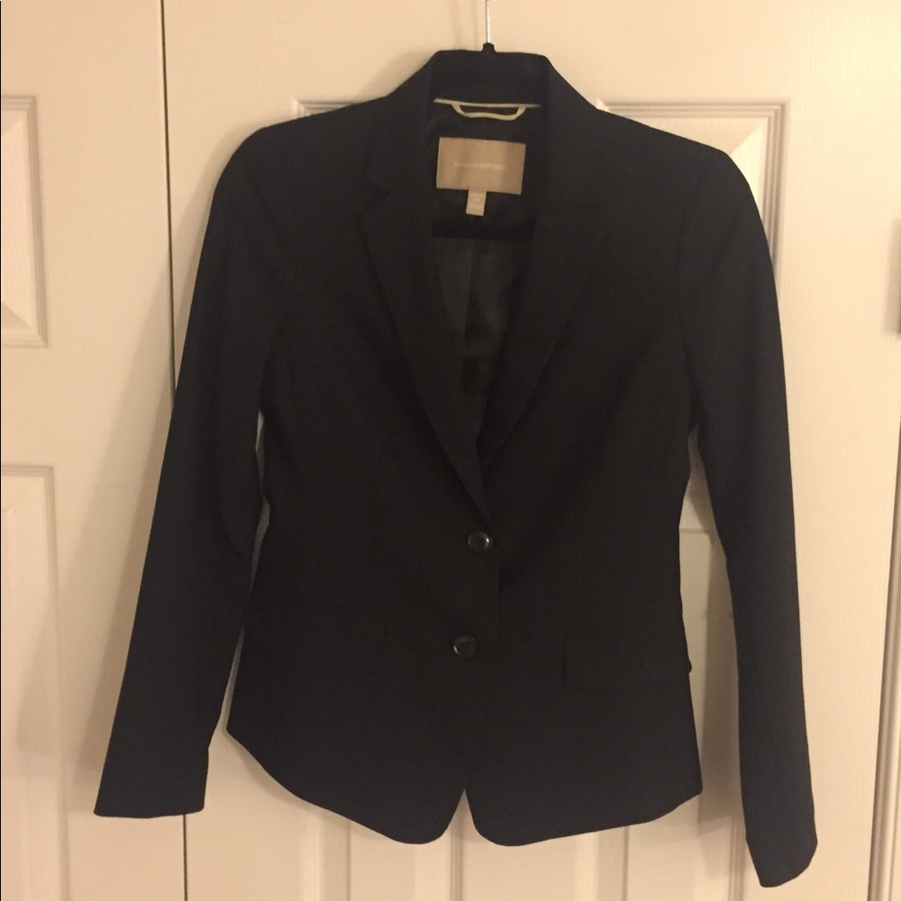 BR double breasted lightweight wool blazer 0P